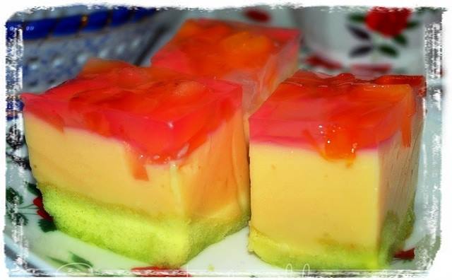 Resepi Kek Simple Puding Kastard Durian