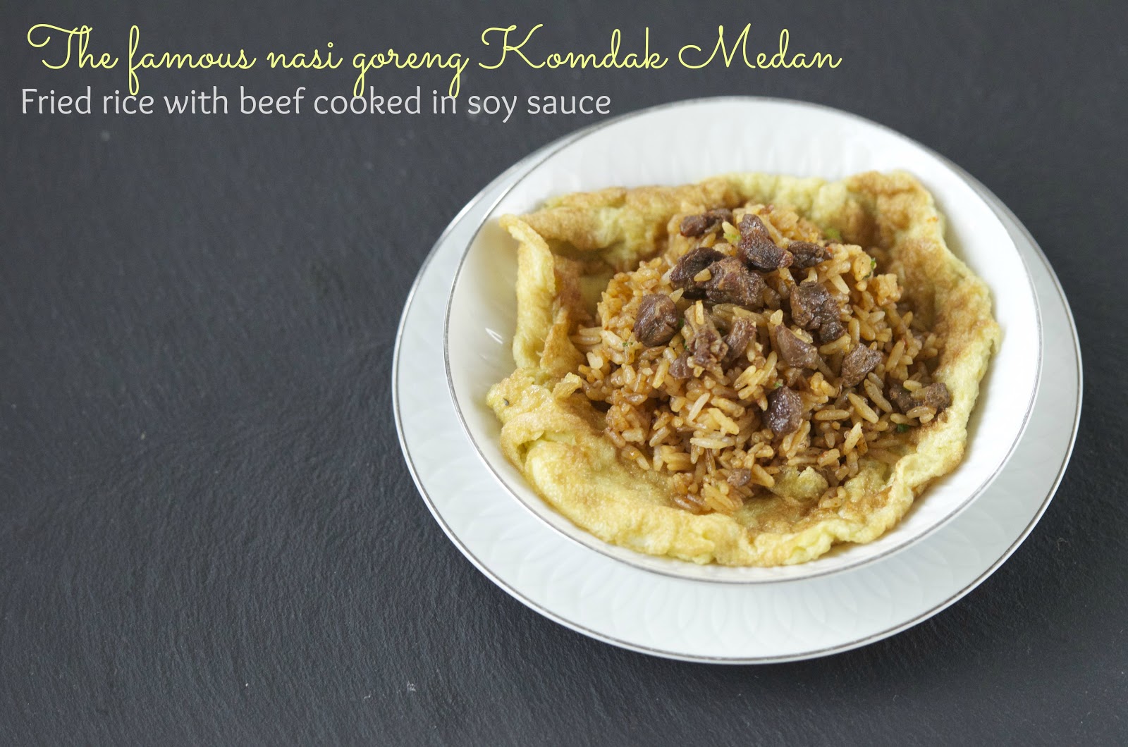 Indonesian Medan Food: Nasi Goreng a la Komdak Medan ( The Famous Medan
