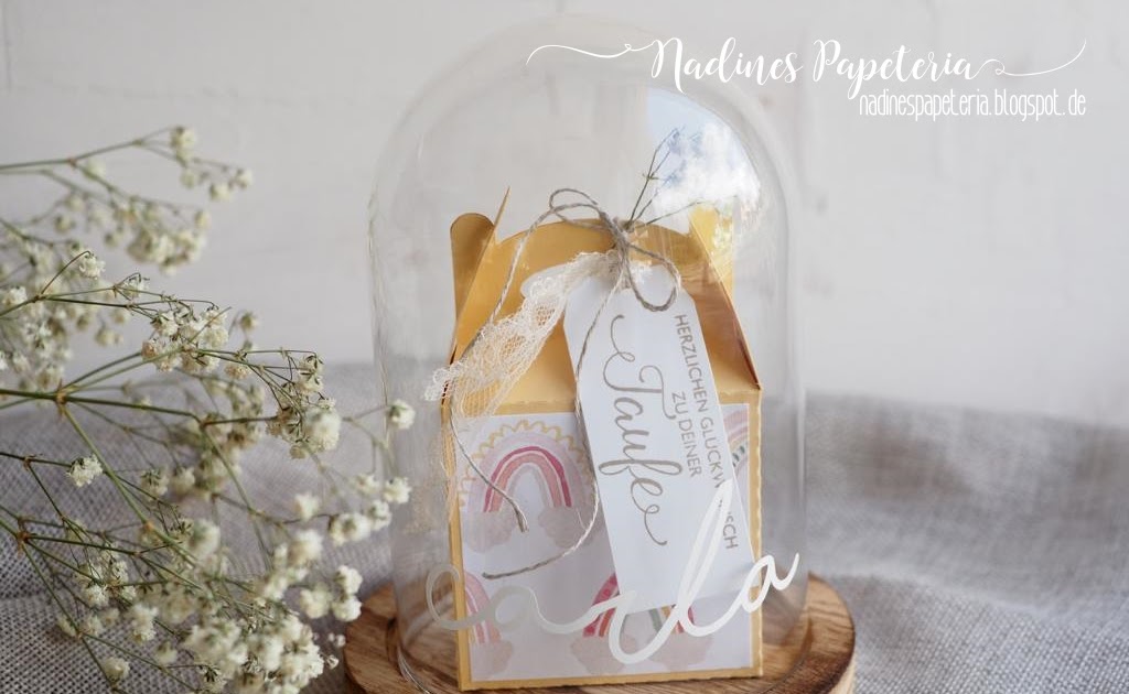 Nadines Papeteria: Geldgeschenkverpackung zur Taufe