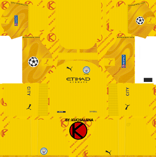 Manchester City 2019/2020 champions league Kit - Dream League Soccer Kits