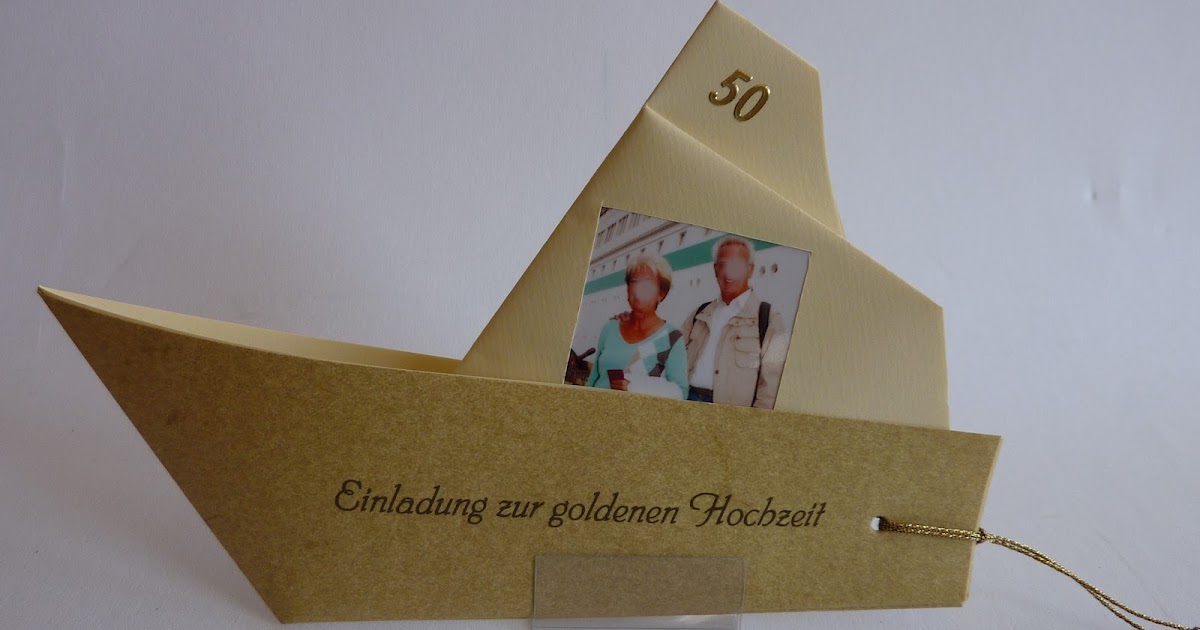Annes Kartenstube: Einladungen zur goldenen Hochzeit