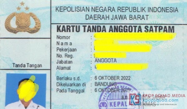 27++ Kta satpam palsu info