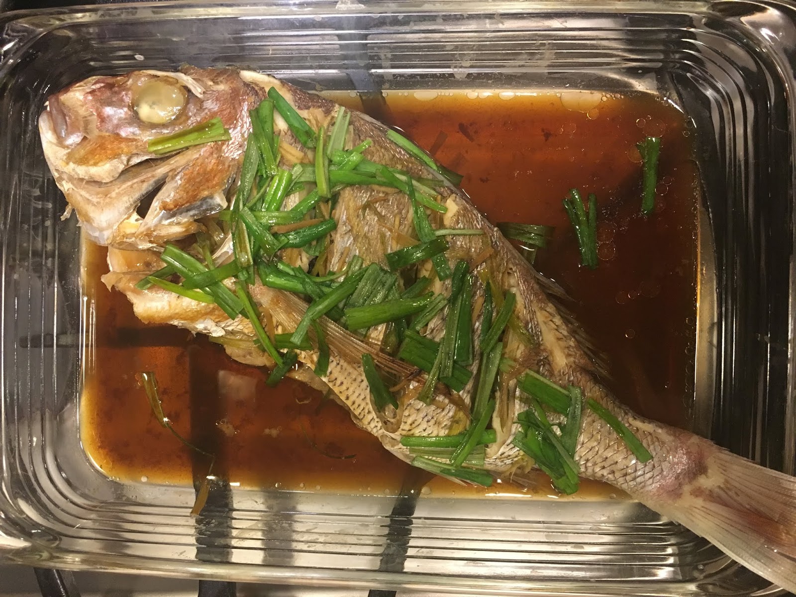 eat x 4 Whole Fish with Ginger and Scallions