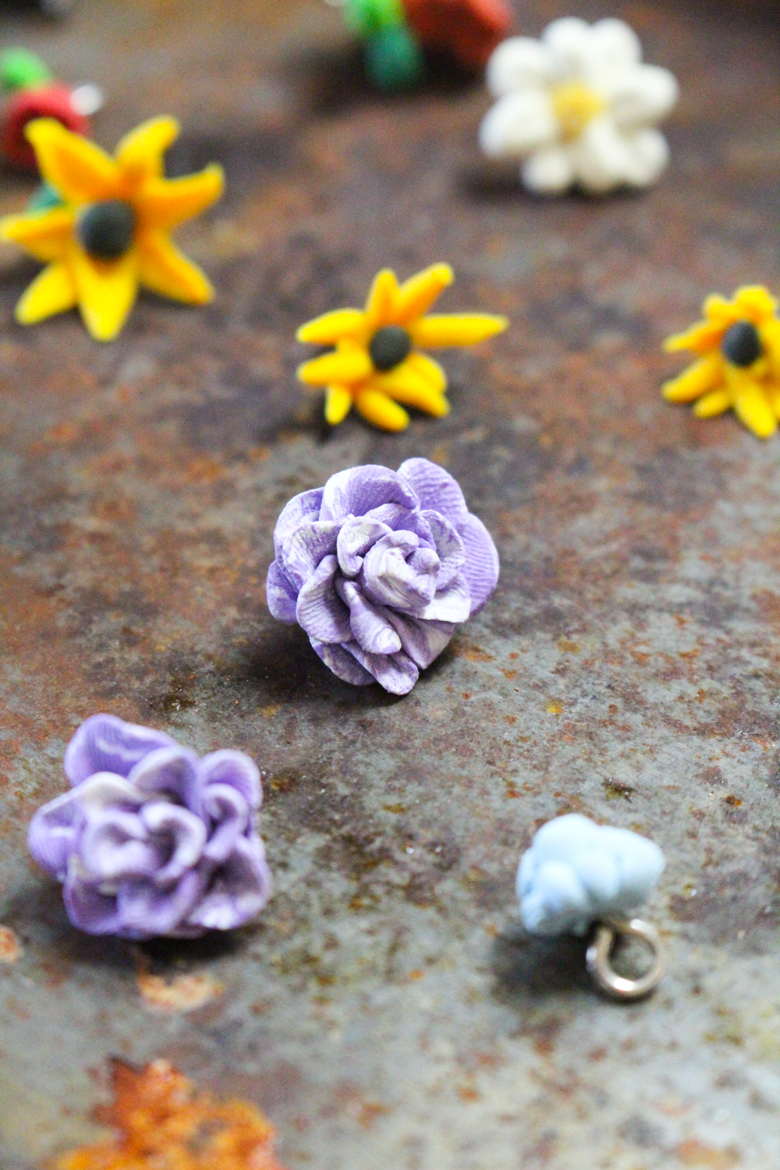 Craft Knife The Kid Made Polymer Clay Flowers