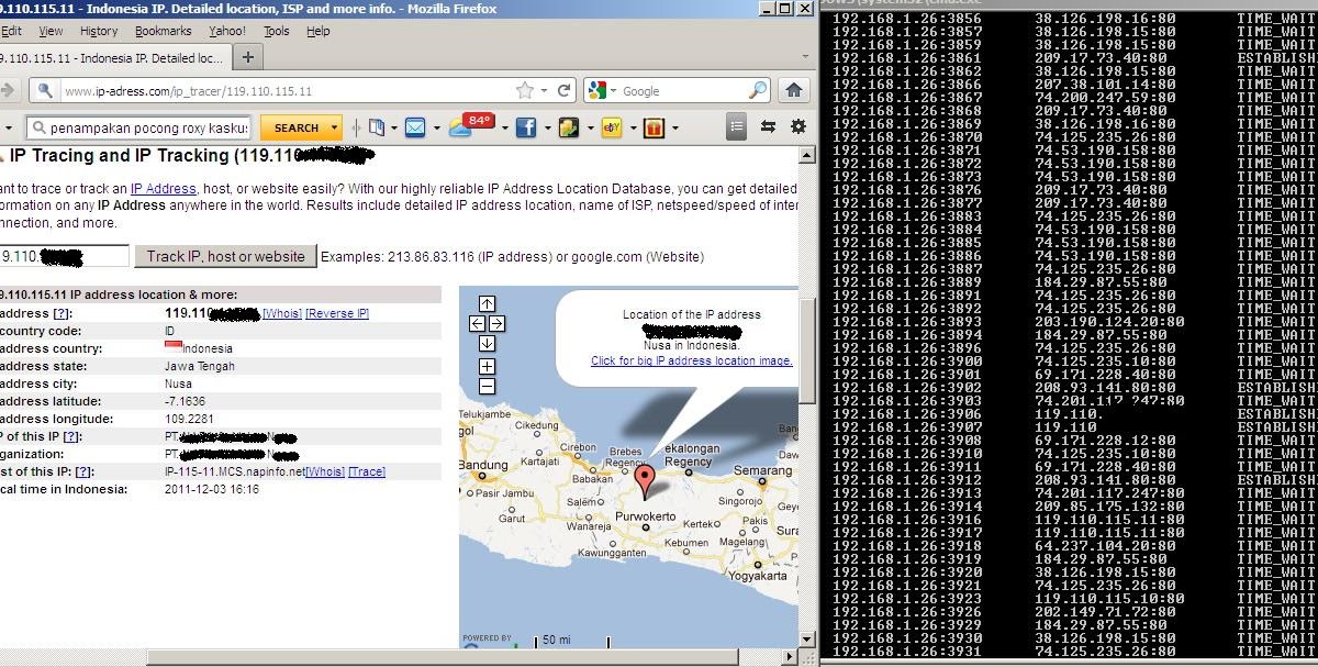 Locate database. Locate database