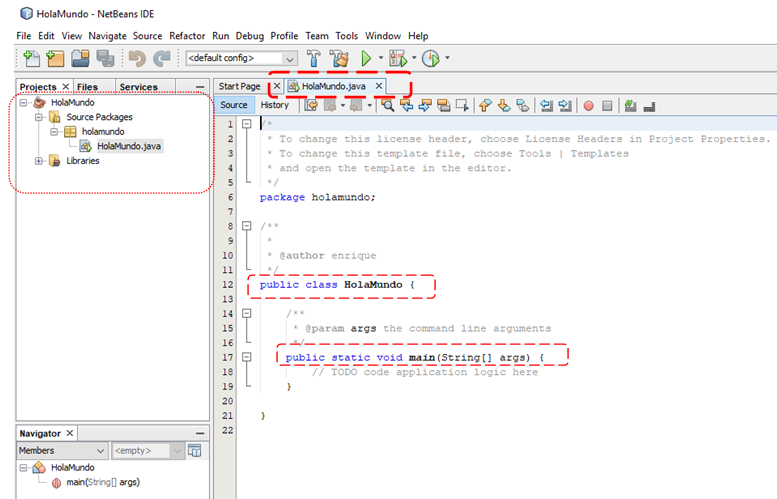 Programación Java: Mi primer programa Java
