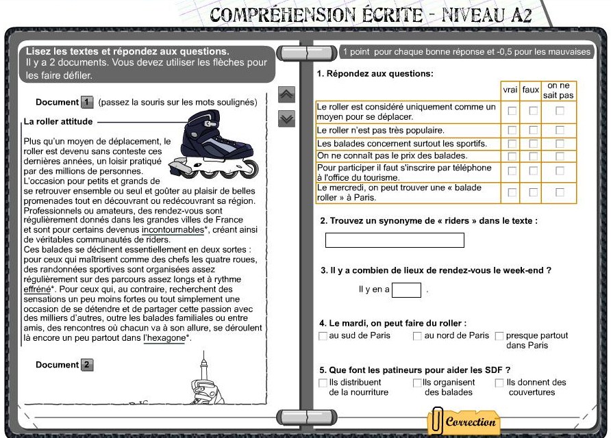 Français avec Madame Virginia D'Alò: vers l'examen - textes