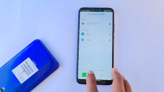 select backup file and restore it how to restore whatsapp chat backup in new phone