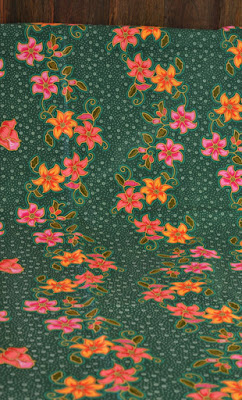 nyonya flower batik fabric