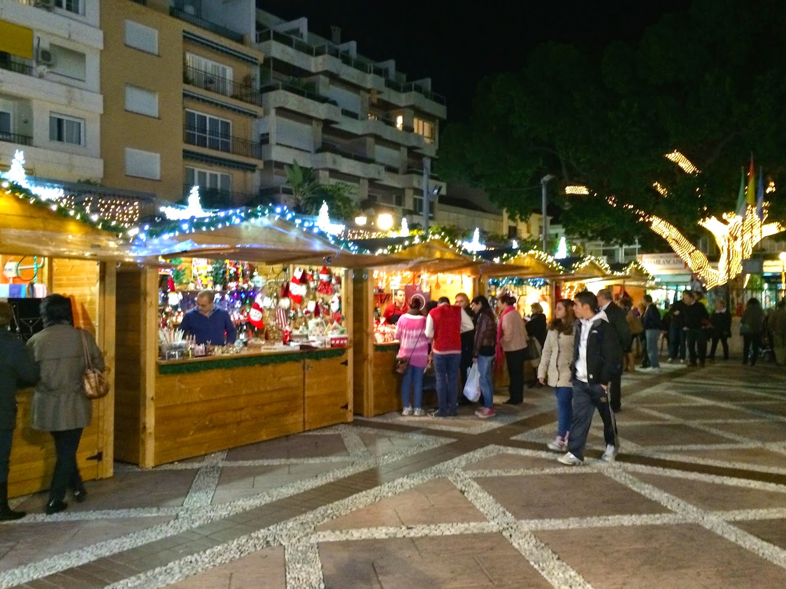 Life is Great Christmas lightening in Fuengirola