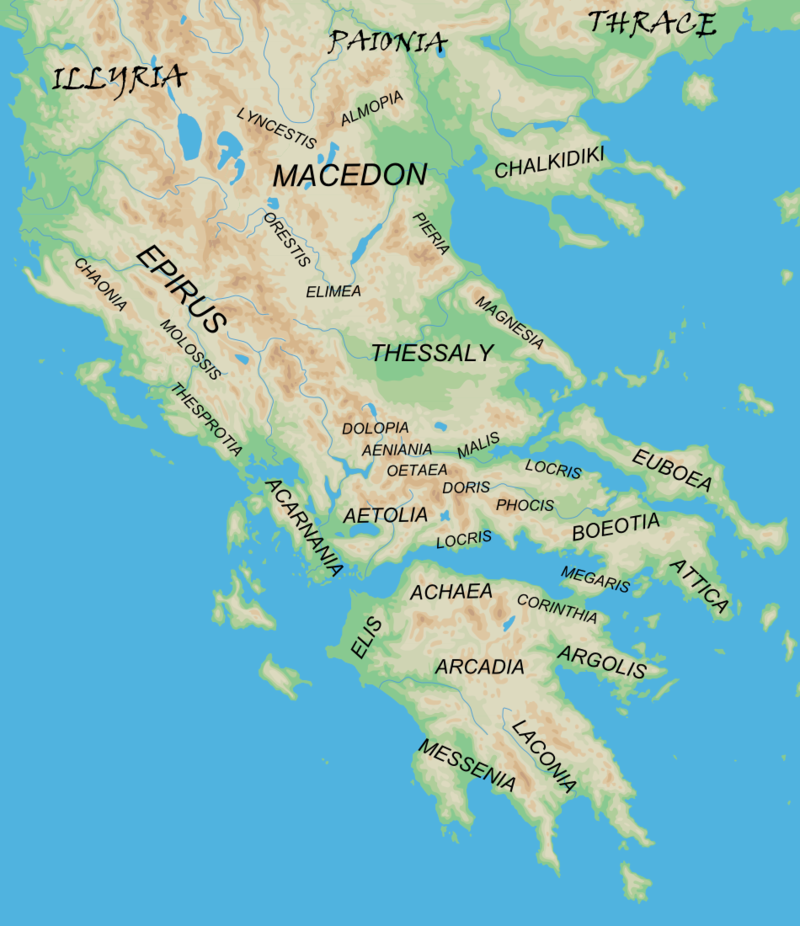 seguindo os passos da história o mapa da mitologia grega