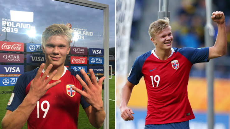 FIFA Under-20 World Cup: Norway's Haaland Scores Nine in a Match - Brand Icon Image