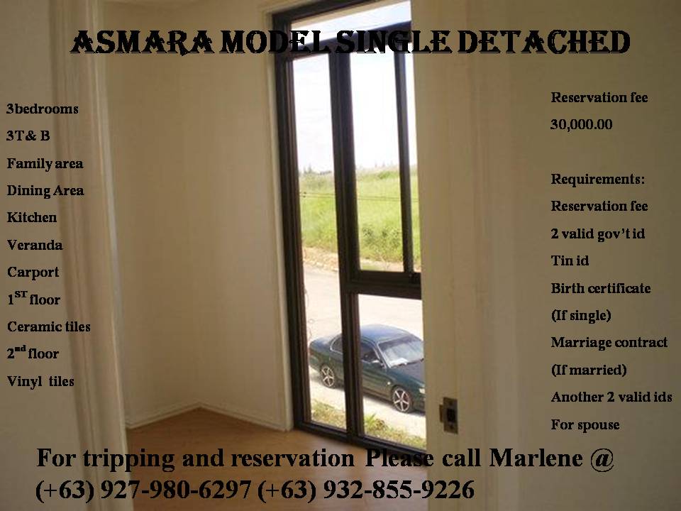 HOUSE AND LOT IN CAVITE THRU INHOUSE AND BANK FINANCING Two storey