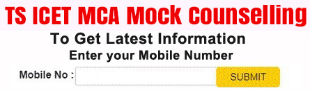 TS ICET MCA Mock Counselling