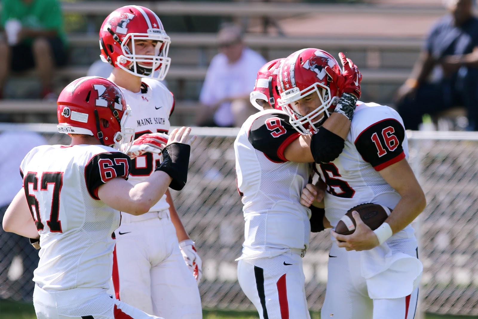Mark Kodiak Ukena IHSA Varsity Football Maine South vs Waukegan