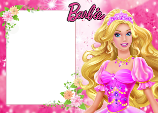 Barbie: Free Printable Frames or Invitations. - Oh My Fiesta! in english