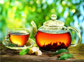 Brewed Herbal Tea with Health Benefits