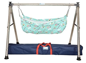 A TO Z HUB Baby Boy's & Girl's Portable Folding Swing Cradle