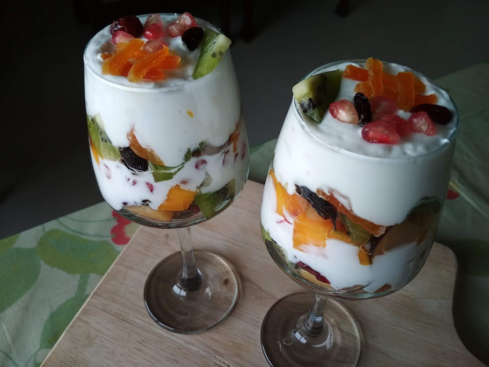 Rinki's Kitchen Fruit Cocktail with Creamy Yogurt