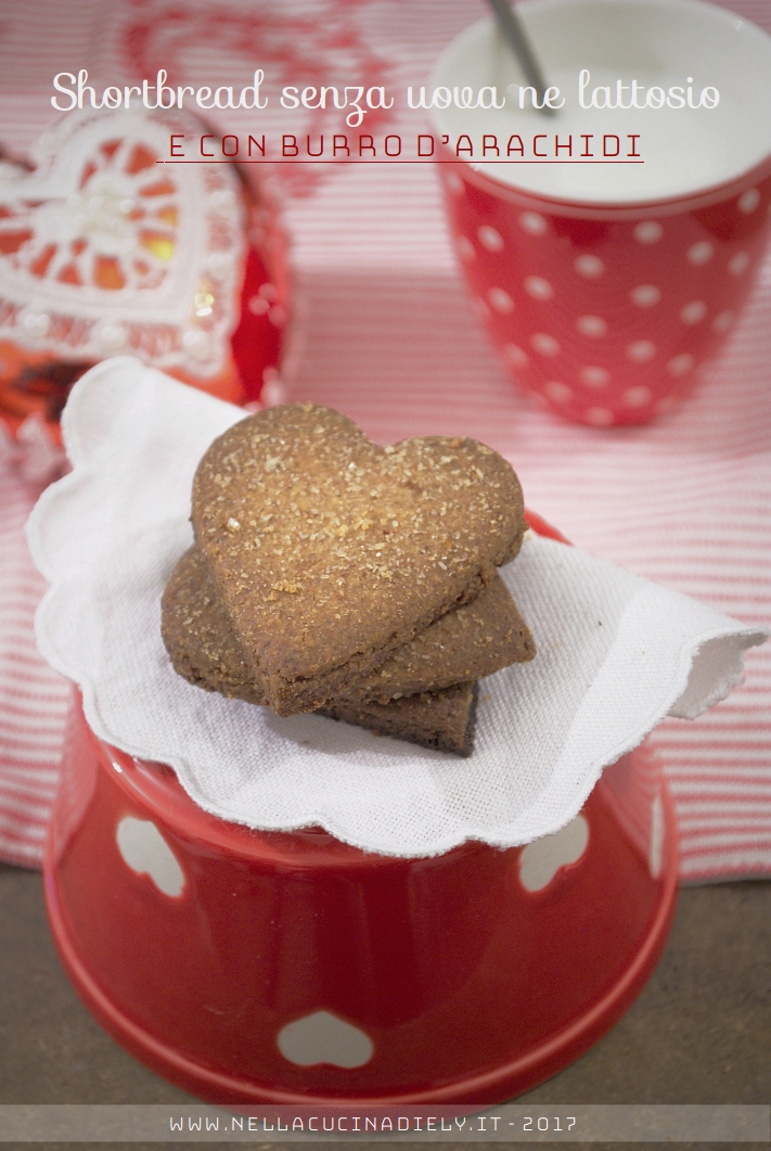 Shortbread senza uova ne lattosio e con burro d'arachidi