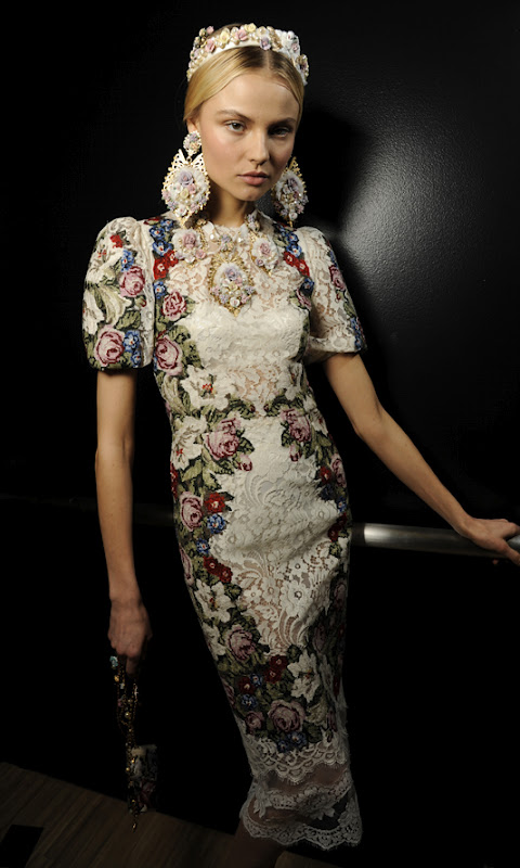 Citizen Chic Backstage Beauties Dolce And Gabbana F W 12 Part Ii