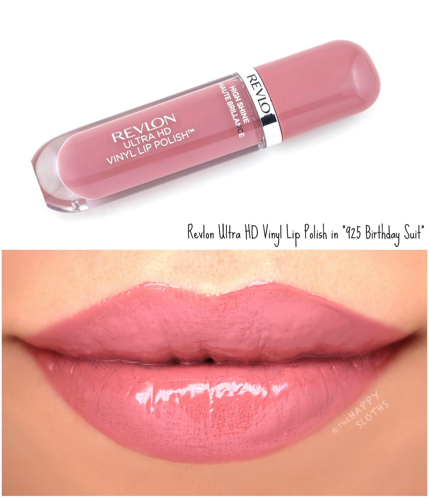 Revlon | Ultra HD Vinyl Lip Polish in "925 Birthday Suit": Review and Swatches