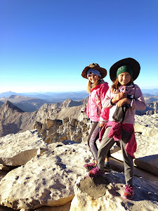 Alex and Sage on Mt. Whitney.  Aug. 27, 2014