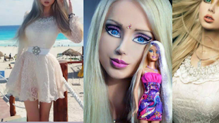 image of Valeria Lukyanova real life barbie doll