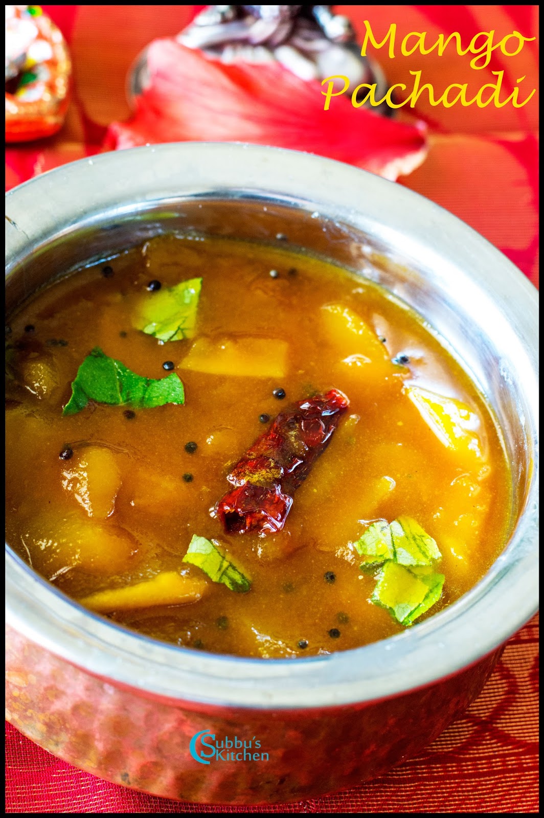 Mango Pachadi Subbus Kitchen