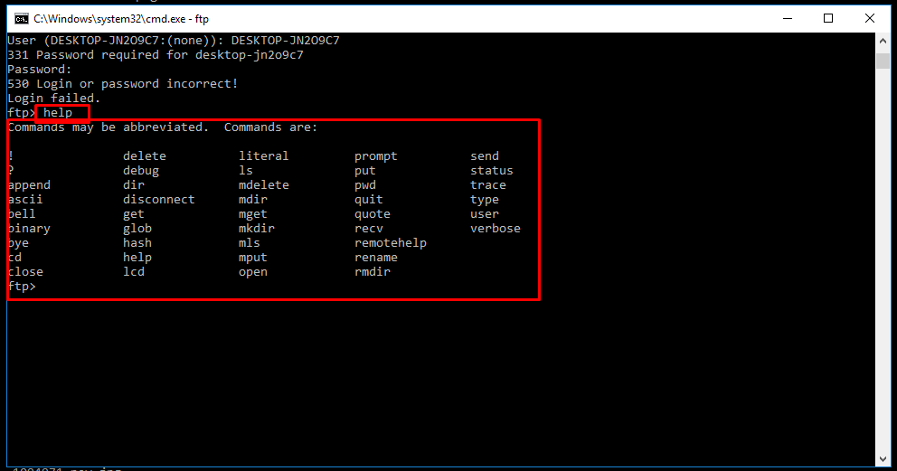 COMMAND PROMPT FTP MOULICA'S BLOG