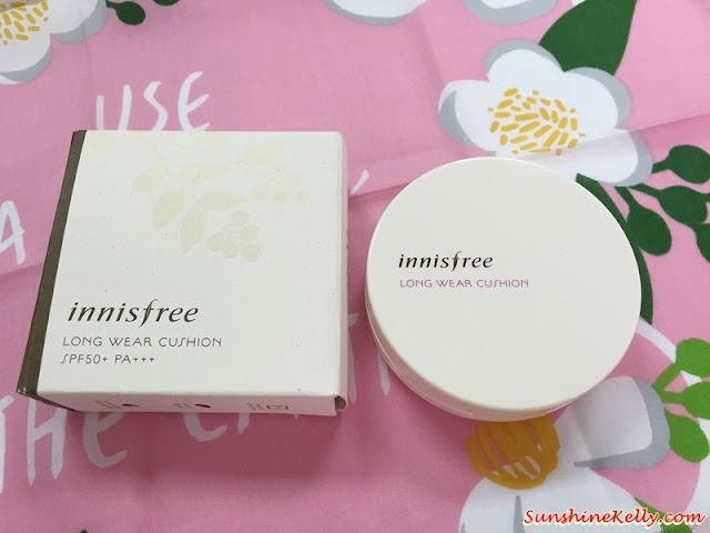 innisfree Long Wear Cushion SPF50+ PA+++, beauty review, sunprotection, laneige malaysia