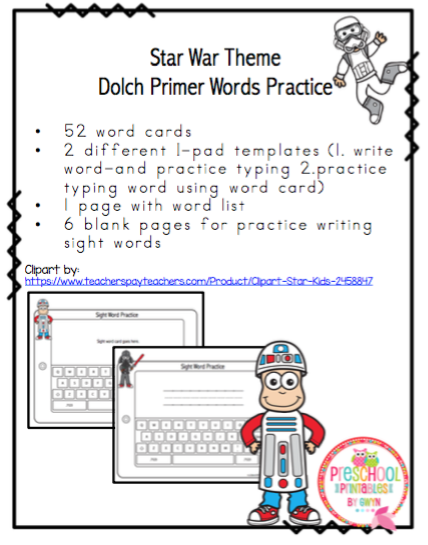 Preschool Printables