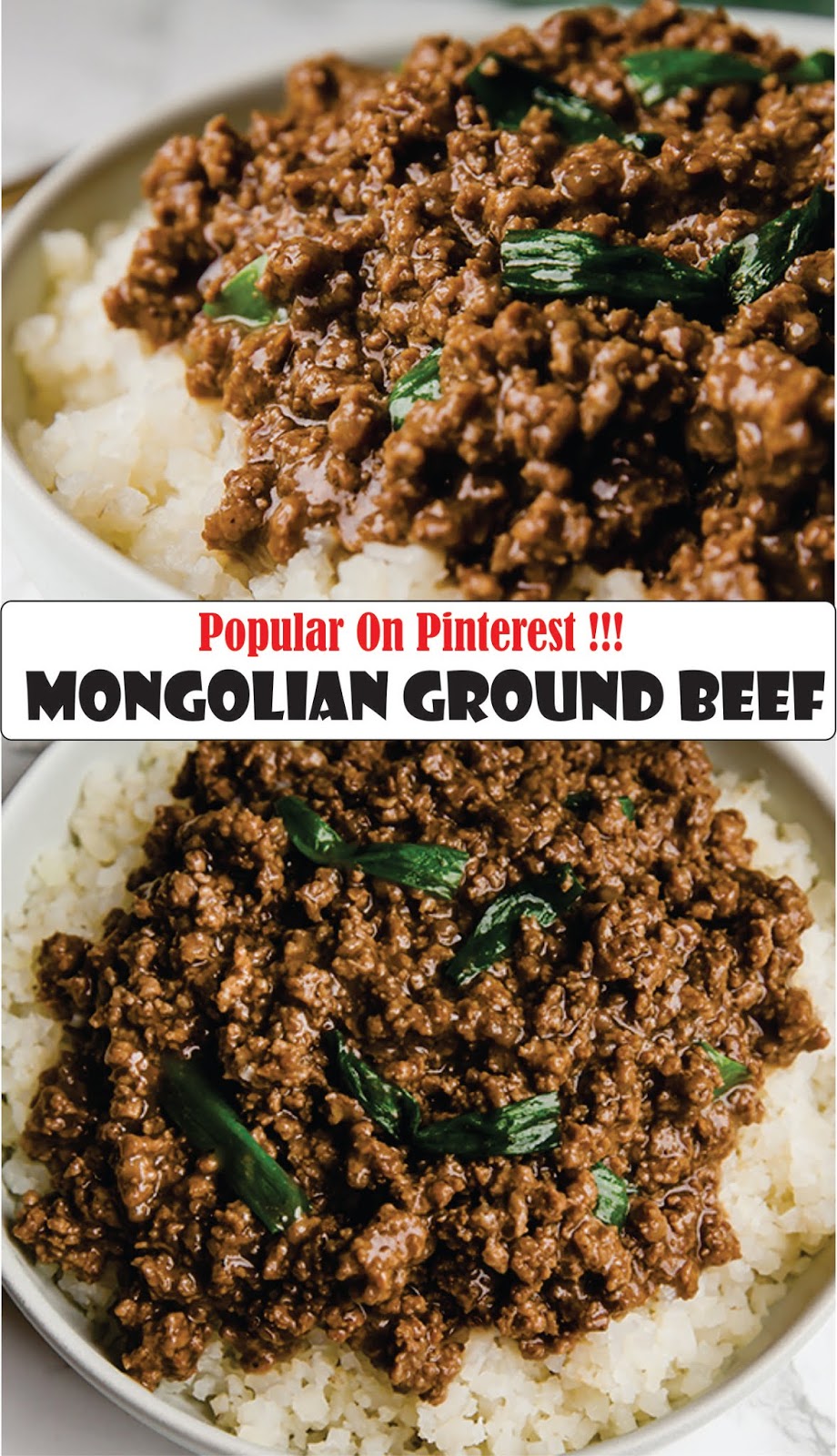MONGOLIAN GROUND BEEF | Recipe Spesial Food
