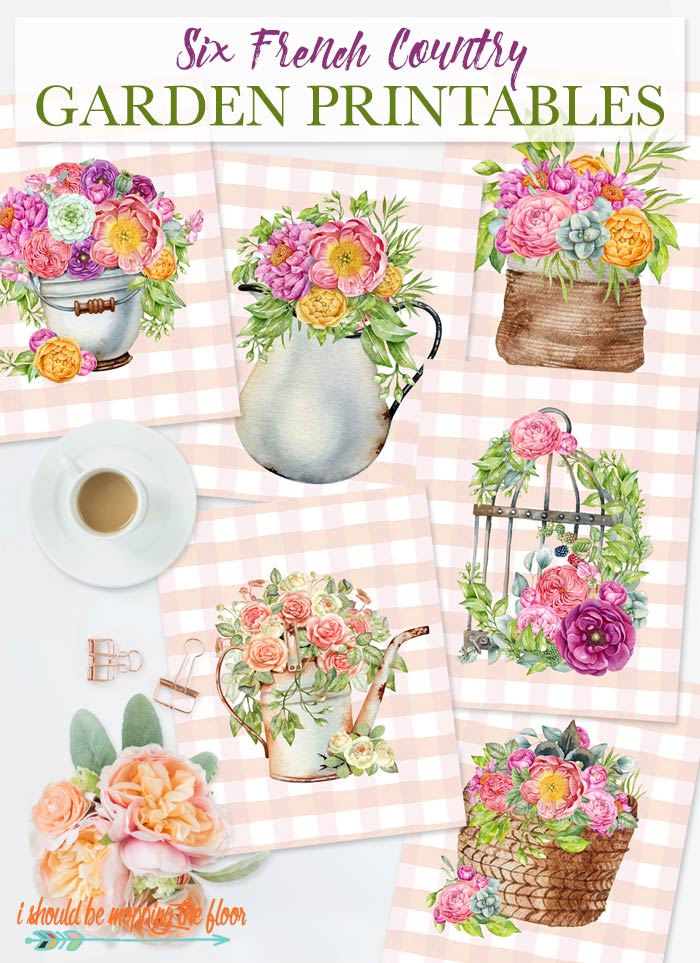 French Country Garden Printables