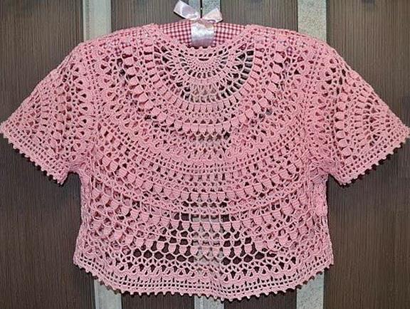 Crochet Bolero Pattern - Classy