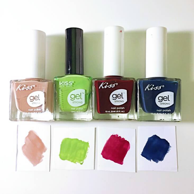 Kiss Gel Strong Nail Polish Collection The Aesthetic Edge
