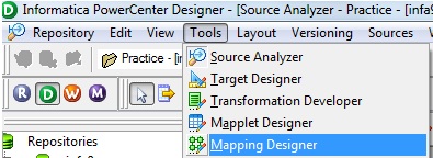 3. Select Mappings--> Create