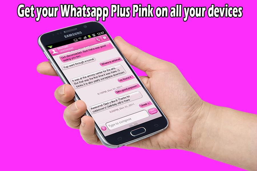 Download now the pink WhatsApp Plus version Blog