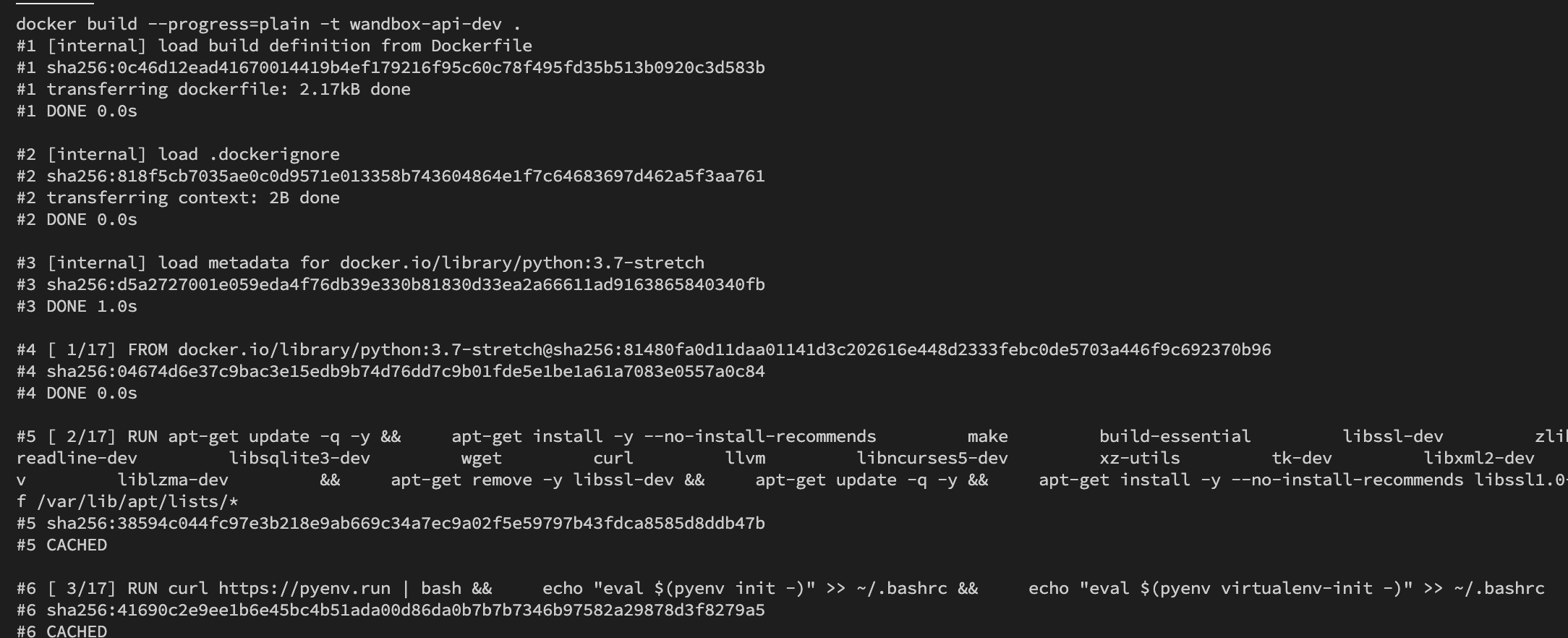 ブログズミ docker build ログを今まで通りに表示する