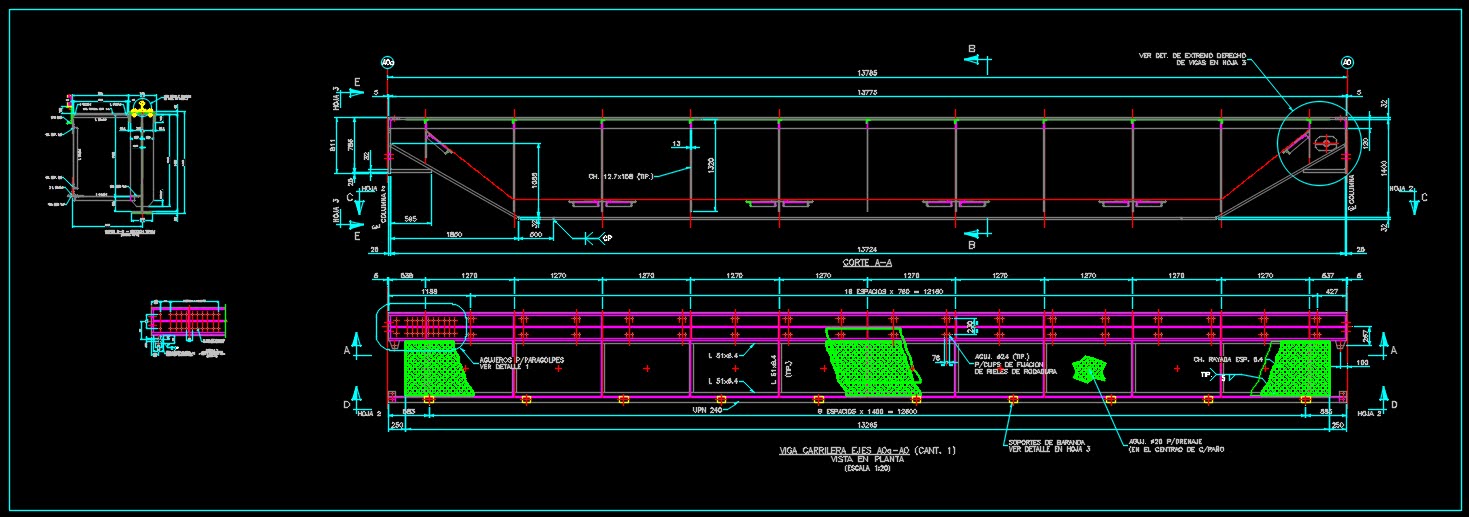 Overhead Bridge Crane [DWG]