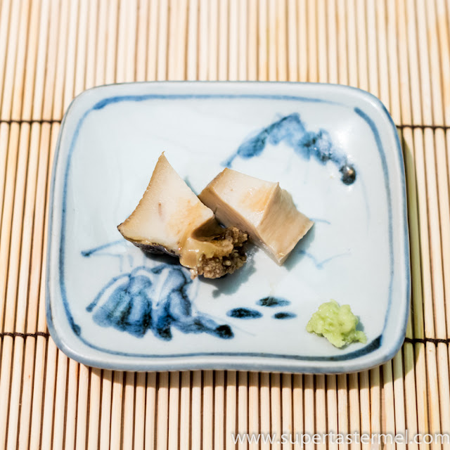 Sushi Sho mushi awabi steamed abalone