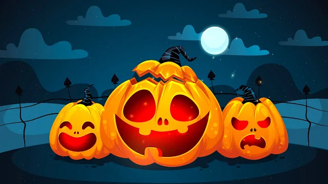 Halloween Pumpkin Night Screensaver