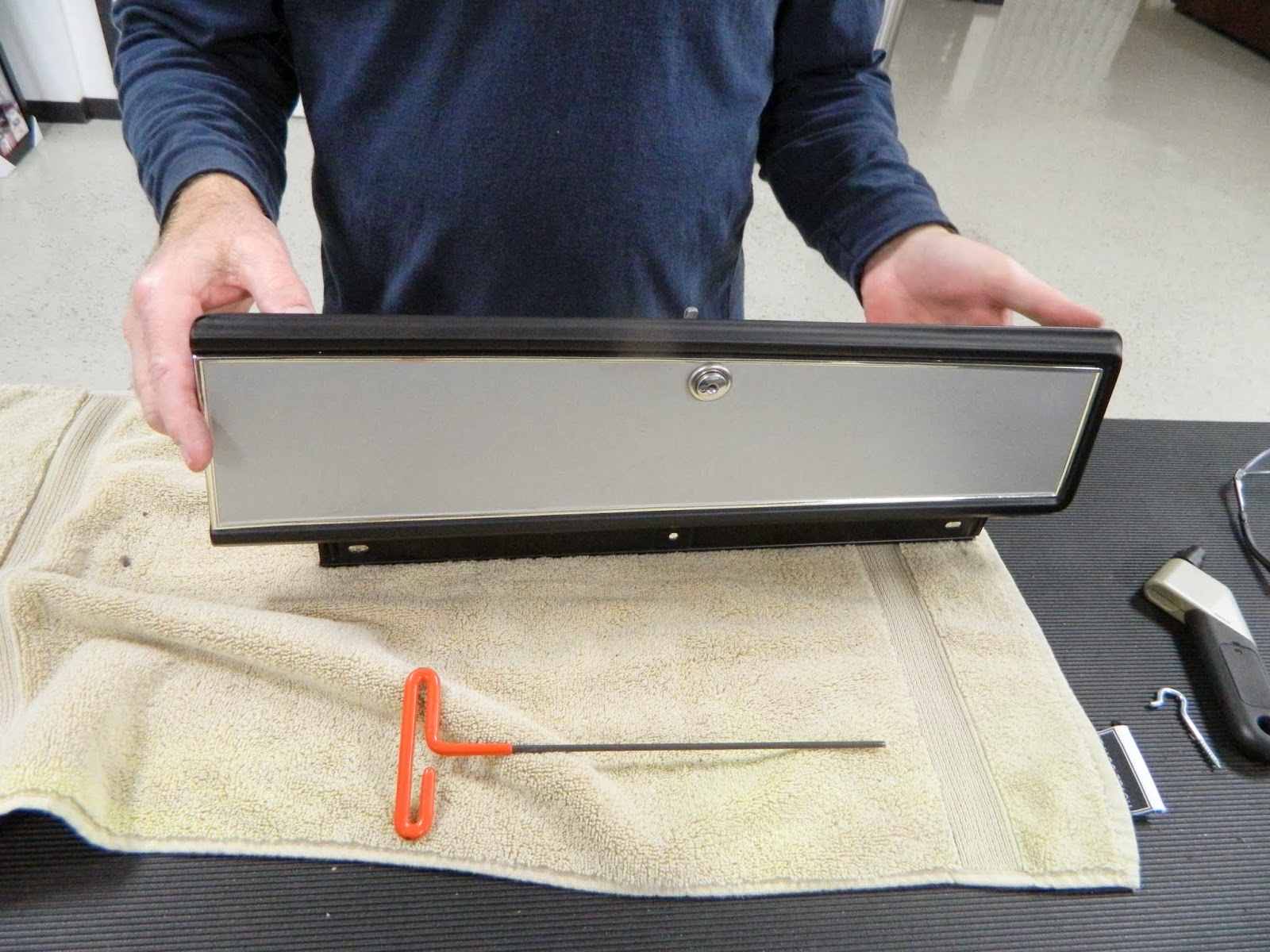 '67 Nova Project Final Assembly Glove Box (January 13, 2014)