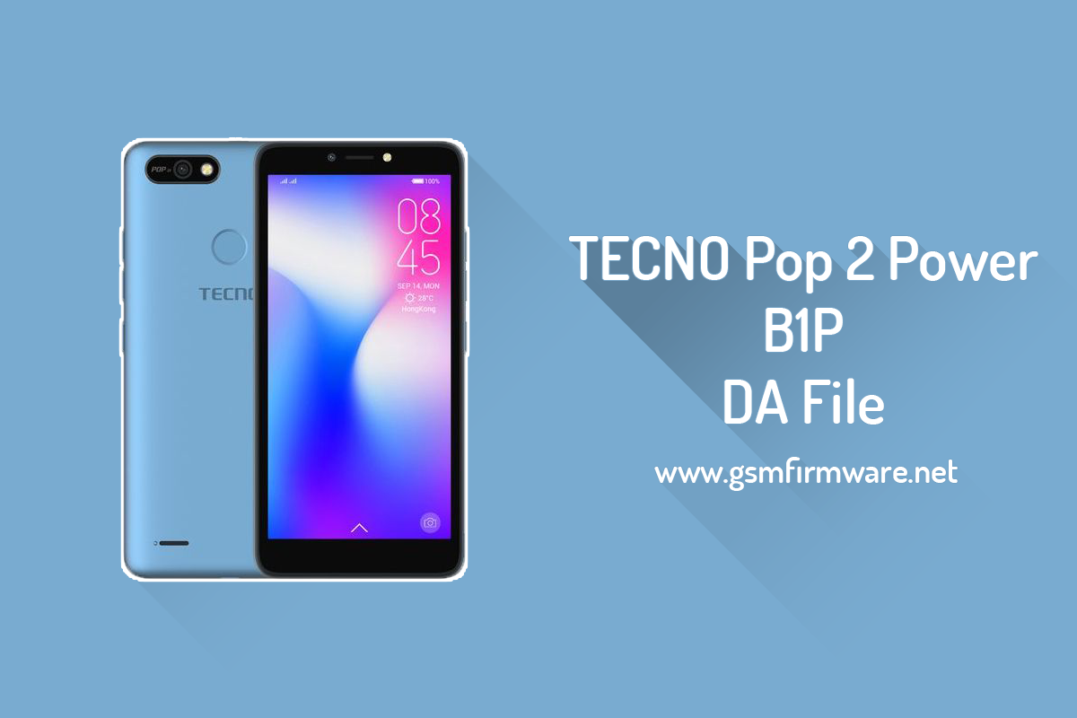 TECNO Pop 2 Power B1P MT6580 DA File [DownloadAgent]