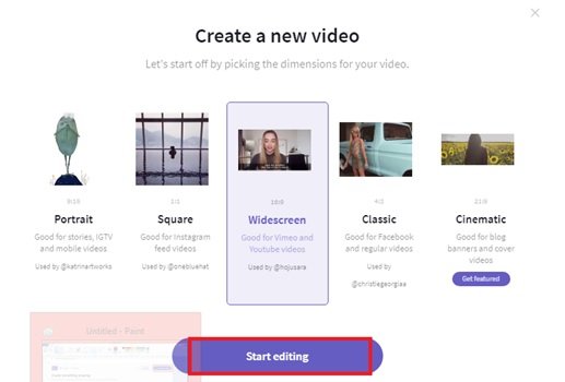 Editor de vídeo en línea de Clipchamp