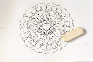 how to draw a simple mandala