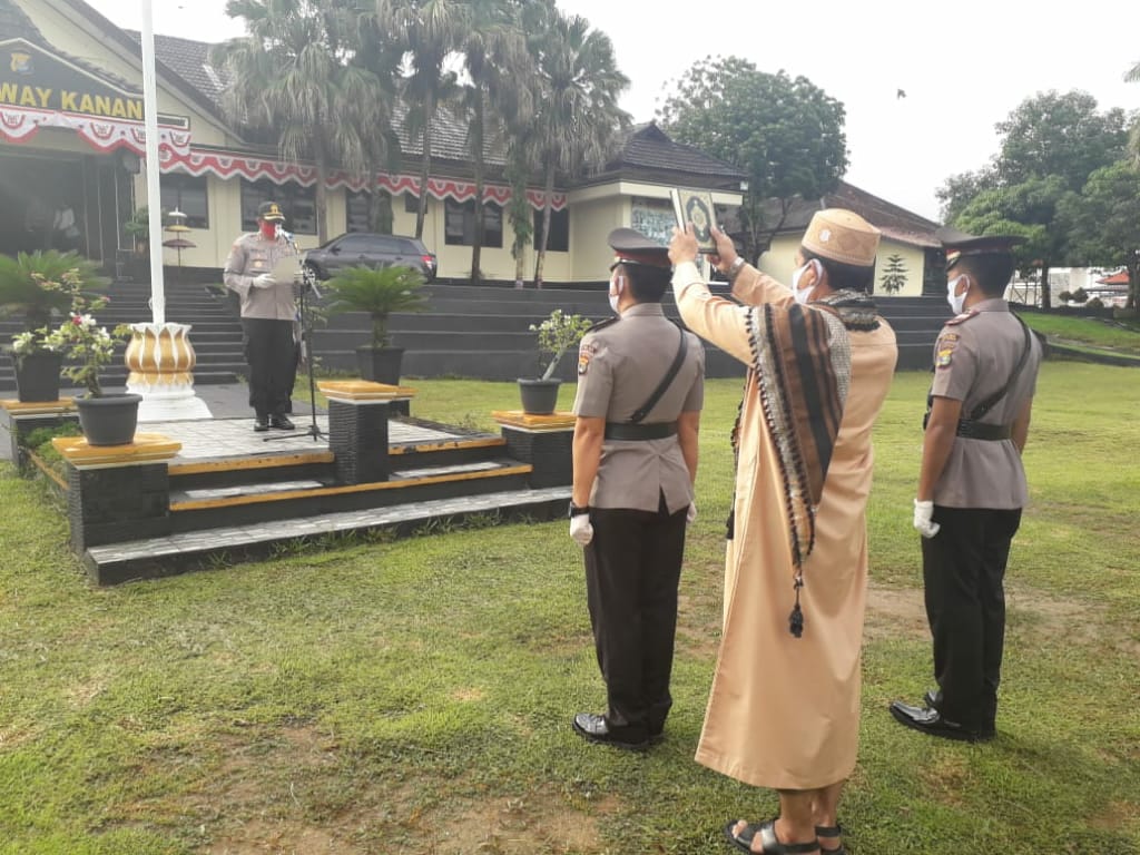 Polres Way Kanan gelar Sertijab Kasat Narkoba