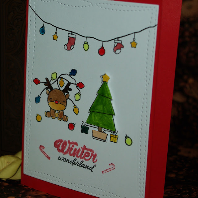 [DIY] Reindeer Agenda Rentierstarke Weihnachtskarte