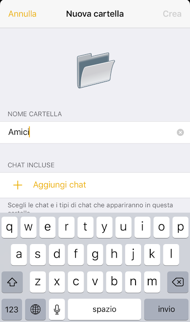 Telegram Nome Cartella