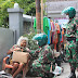 Brigif Mekanis Raider 6/TSB dan Yonif MR 413/Bremoro Salurkan Seribu Paket Sembako